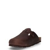 Sara ciabatta in pelle mogano | Boscaini Scarpe