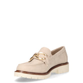 Mocassino in ecopelle con staffa beige | Boscaini Scarpe