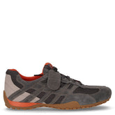 Snake scarpa sportiva in tessuto e pelle grigio - Sneakers Uomo | Boscaini Scarpe