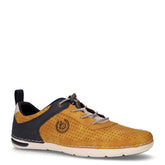 Stringata sportiva in ecopelle giallo blu scuro - BUGATTI | Boscaini Scarpe