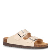 Hola ciabatta in ecopelle con platform beige - GRUNLAND | Boscaini Scarpe