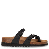 Hola ciabatta infradito in ecopelle nero - GRUNLAND | Boscaini Scarpe
