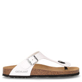 Sara ciabatta infradito in ecopelle bianco - GRUNLAND | Boscaini Scarpe