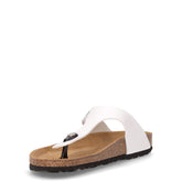Sara ciabatta infradito in ecopelle bianco | Boscaini Scarpe