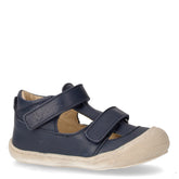 Puffy sandalo in pelle bambino navy | Boscaini Scarpe