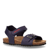 Chalki sandalo in ecopelle bambino navy rosso - Sandali Bambino | Boscaini Scarpe