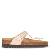 Hola Ciabatta in ecopelle beige | Boscaini Scarpe