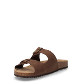 Briona ciabatta in pelle caffè | Boscaini Scarpe