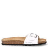 Sara ciabatta in ecopelle bianco | Boscaini Scarpe