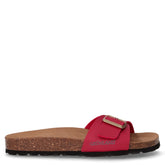 Sara ciabatta in ecopelle ciliegia | Boscaini Scarpe