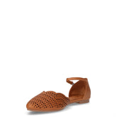 Sandalo basso in pelle marrone cocco | Boscaini Scarpe