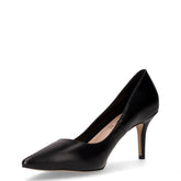 Décolleté a punta in ecopelle nero | Boscaini Scarpe