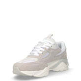 Recade sneaker in ecopelle e tessuto beige bianco | Boscaini Scarpe
