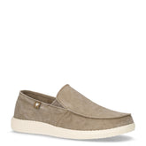 Mocassino casual in tessuto taupe | Boscaini Scarpe