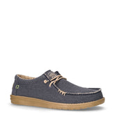 Wally stringata casual in tessuto blu notte - HEY DUDE | Boscaini Scarpe
