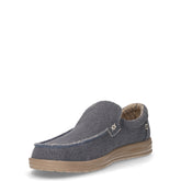 Mikka mocassino sportivo in tessuto blu | Boscaini Scarpe