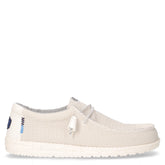 Wally stringata casual in tessuto bianco - HEY DUDE | Boscaini Scarpe