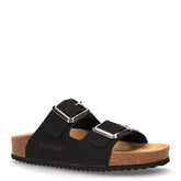 Ciabatta in ecopelle con borchie nero | Boscaini Scarpe