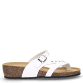 Ciabatta infradito in ecopelle con zeppa bianco - VALLEVERDE | Boscaini Scarpe