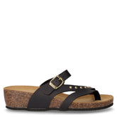 Ciabatta in ecopelle con zeppa nero - VALLEVERDE | Boscaini Scarpe