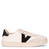Sneaker in ecopelle e pelle nero bianco - VICTORIA | Boscaini Scarpe