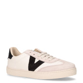 Sneaker in ecopelle e pelle nero bianco - VICTORIA | Boscaini Scarpe