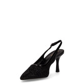 Décolleté slingback a punta black | Boscaini Scarpe
