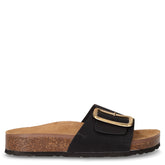 Ciabatta in ecopelle nero | Boscaini Scarpe
