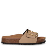 Ciabatta in ecopelle sabbia | Boscaini Scarpe