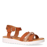 Sandalo in ecopelle cuoio | Boscaini Scarpe