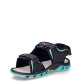 Mawi sandalo in ecopelle e tessuto bambino blu | Boscaini Scarpe