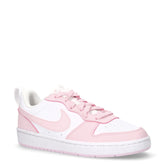 Court Borough Low Recraft sneaker in ecopelle ragazza bianco rosa - Sneakers Bambina | Boscaini Scarpe