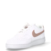 Court Vision Low sneaker in ecopelle bianco rosa oxford | Boscaini Scarpe