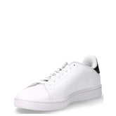 Urban court sneaker in ecopelle bianco nero | Boscaini Scarpe