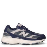 603 Sneakers in tessuto e pelle blu grigio - Uomo | Boscaini Scarpe