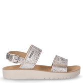 Costarei sandalo in ecopelle bambina argento - Scarpe Bambina | Boscaini Scarpe
