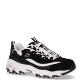 D'Lites Biggest Fan sneaker in pelle e tessuto nero bianco | Boscaini Scarpe