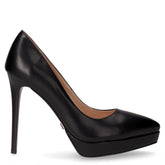 Décolleté a punta in ecopelle nero - QUEEN HELENA | Boscaini Scarpe