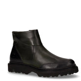 Stivaletto in pelle con zip nero verde - BAGATT | Boscaini Scarpe