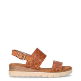 Sandalo in ecopelle con zeppa cammello - REFRESH DONNA | Boscaini Scarpe
