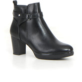 Tronchetto con zip nero | Boscaini Scarpe