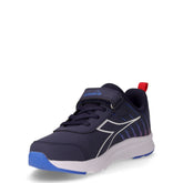 Falcon 6 sl jr v sneaker in ecopelle bambino blu e bianco | Boscaini Scarpe