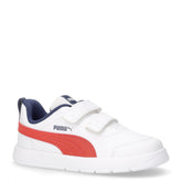 Courtflex V3 sneaker in ecopelle bambino bianco rosso blu | Boscaini Scarpe