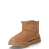 Stivaletto caldo in tessuto bambina cammello | Boscaini Scarpe