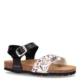 Luce sandalo bambina in ecopelle nero multi - GRUNLAND JUNIOR | Boscaini Scarpe