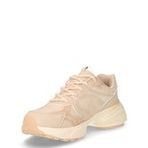 Money sneaker in ecopelle e tessuto sabbia beige | Boscaini Scarpe