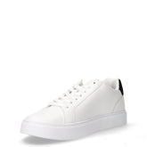 Sneaker in pelle bianco nero | Boscaini Scarpe