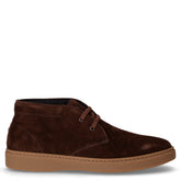 Polacchino casual in pelle scamosciata cacao orzo | Boscaini Scarpe