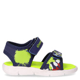 Sandalo in tessuto bambino blu | Boscaini Scarpe