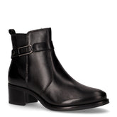 Tronchetto in pelle con zip nero - Tronchetti Donna | Boscaini Scarpe